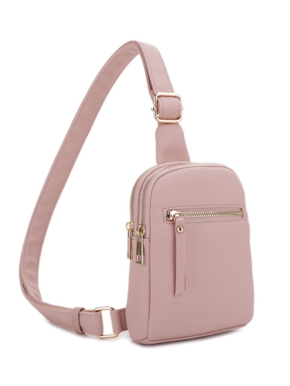 SG SUGU Lily Nylon Small Double Compartment Crossbody Sling Bag